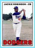 Jackie Robinson 1967 Topps Custom Card - 4487