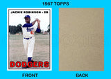 Jackie Robinson 1967 Topps Custom Card - 4487