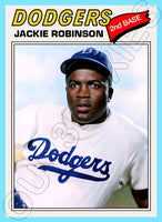 Jackie Robinson 1977 Topps Custom Card - 4886