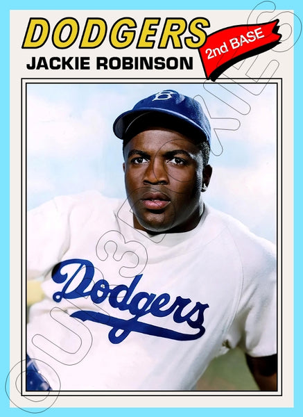Jackie Robinson 1977 Topps Custom Card - 4886