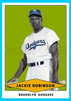 Jackie Robinson 1954 Red Heart Custom Card - 4057