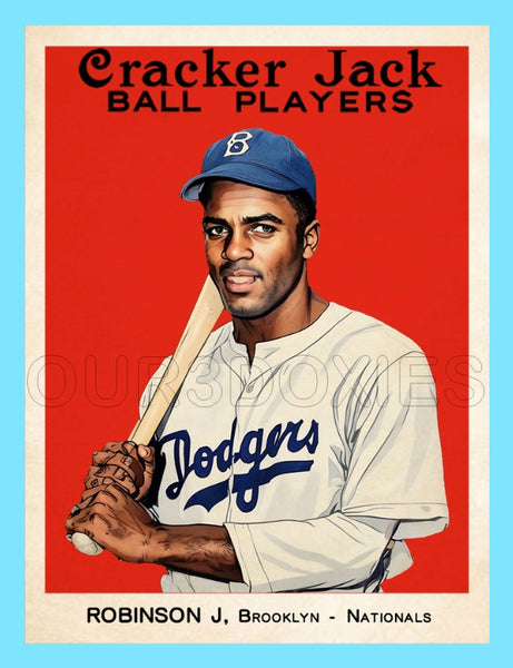 Jackie Robinson 1914 Cracker Jack Custom Card - 3659