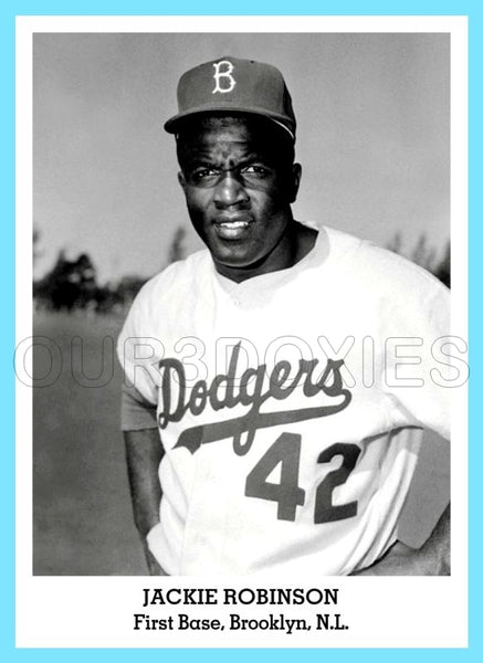 Jackie Robinson 1947 Tip Top Bread Custom Card - 3840
