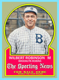 Wilbert Robinson 1928 Sporting News Custom Card - 4965