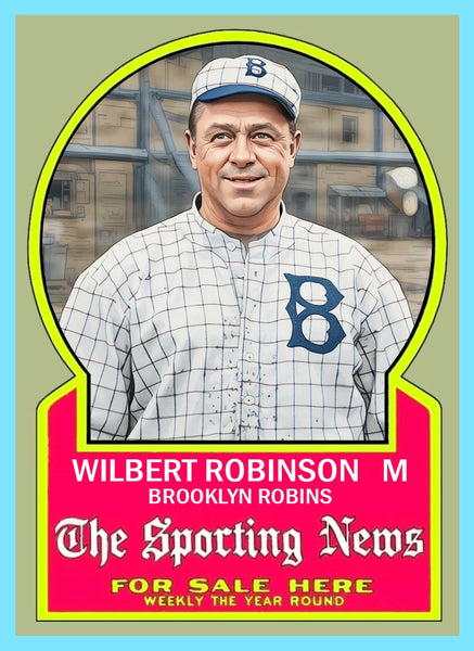 Wilbert Robinson 1928 Sporting News Custom Card - 4965