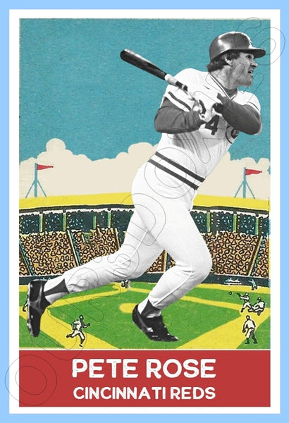 Pete Rose 1933 DeLong Custom Card - 4629