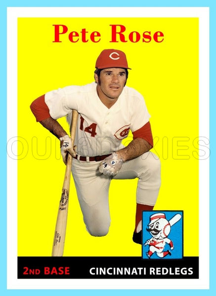 Pete Rose 1958 Topps Custom Card - 4143