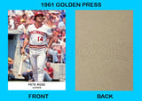 Pete Rose 1961 Golden Press Custom Card - 4239
