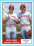 Pete Rose Johnny Bench 1961 Topps Custom Card - 4277