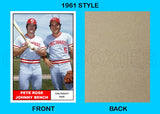 Pete Rose Johnny Bench 1961 Topps Custom Card - 4277
