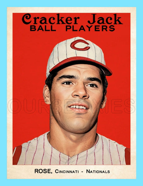 Pete Rose 1914 Cracker Jack Custom Card - 3661