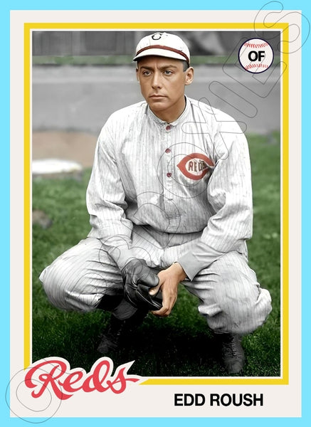 Edd Roush 1978 Topps Custom Card - 4902