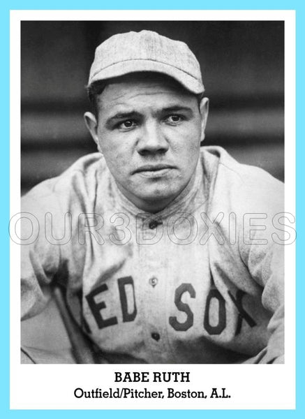 Babe Ruth 1947 Tip Top Bread Custom Card - 3844