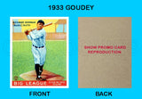 Babe Ruth 1933 Goudey Reproduction Card #144 - 3680