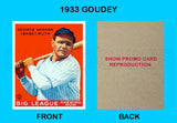 Babe Ruth 1933 Goudey Reproduction Card #149 - 3681
