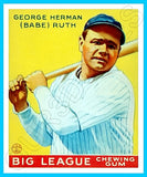 Babe Ruth 1933 Goudey Reproduction Card #53 - 3679