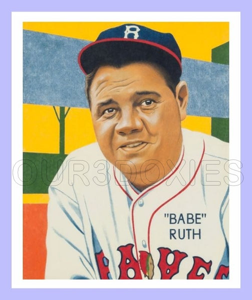 Babe Ruth 1934-1936 Diamond Stars Custom Card Braves - 3739