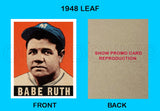Babe Ruth 1948 Leaf Reproduction Card - 3873