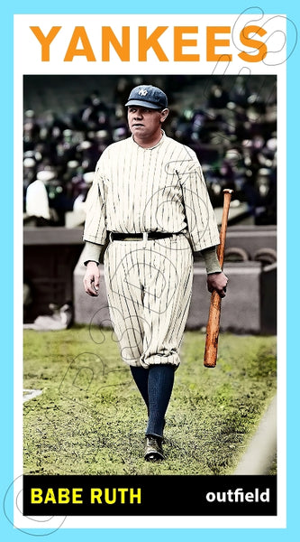 Babe Ruth 1964 Topps Tall Boy Custom Card - 4635