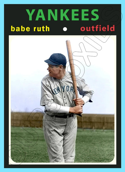 Babe Ruth 1971 Topps Custom Card - 4612