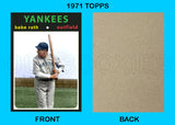 Babe Ruth 1971 Topps Custom Card - 4612