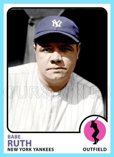 Babe Ruth 1973 Topps Custom Card - 4794
