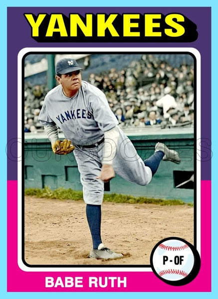Babe Ruth 1975 Topps Custom Card - 4842