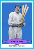 Babe Ruth 1954 Red Heart Custom Card - 4059
