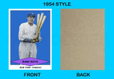 Babe Ruth 1954 Red Heart Custom Card - 4059
