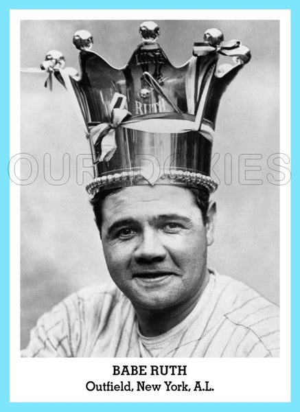 Babe Ruth 1947 Tip Top Bread Custom Card - 3846