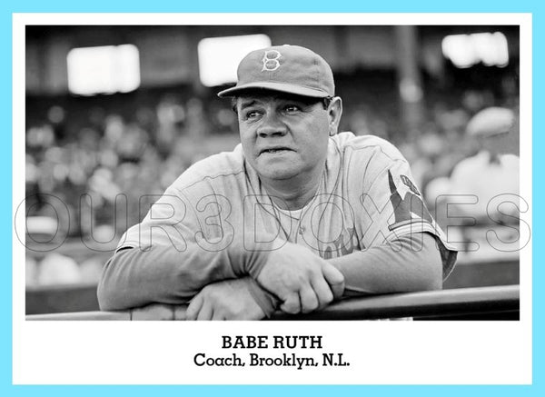 Babe Ruth 1947 Tip Top Bread Custom Card - 3847