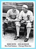 Babe Ruth Joe Jackson 1947 Tip Top Bread Custom Card - 3848