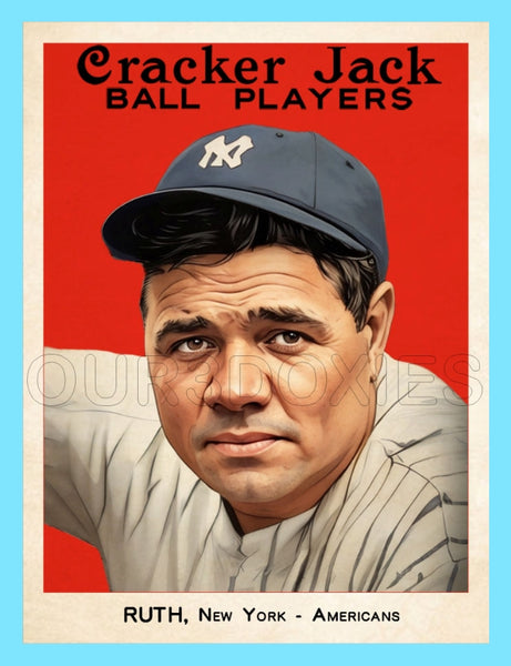 Babe Ruth 1914 Cracker Jack Custom Card - 3660