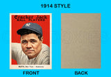 Babe Ruth 1914 Cracker Jack Custom Card - 3660