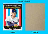 Nolan Ryan 1959 Topps AS Custom Card - 4180