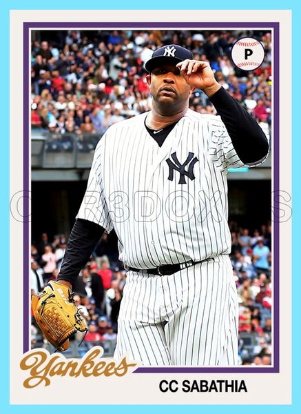 CC Sabathia 1978 Topps Custom Card - 4903