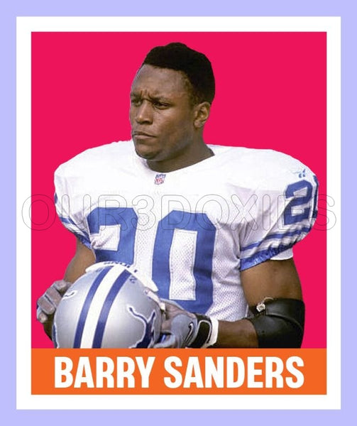 Barry Sanders 1948 Leaf Custom Card - 3979