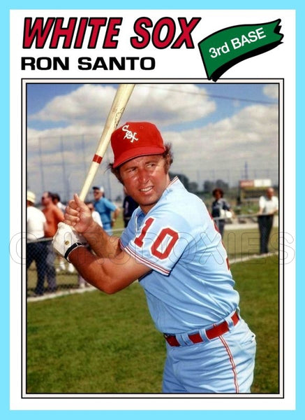 Ron Santo 1977 Topps Custom Card - 4887