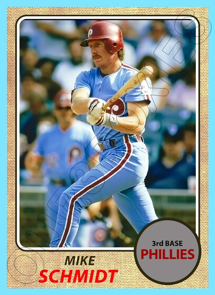 Mike Schmidt 1968 Topps Custom Card - 4510