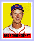Red Schoendienst 1948 Leaf Custom Card - 3981