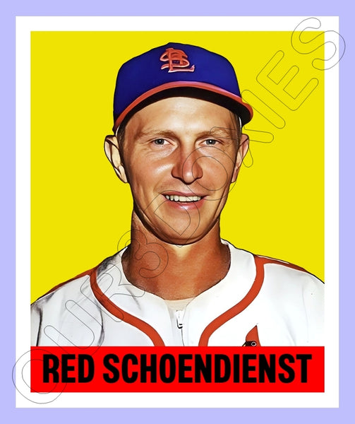 Red Schoendienst 1948 Leaf Custom Card - 3981