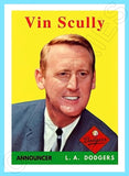 Vin Scully 1958 Topps Custom Card - 4145