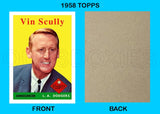 Vin Scully 1958 Topps Custom Card - 4145