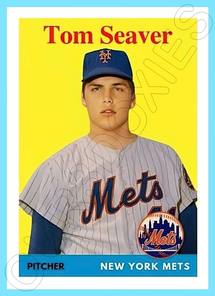 Tom Seaver 1958 Topps Custom Card - 4146