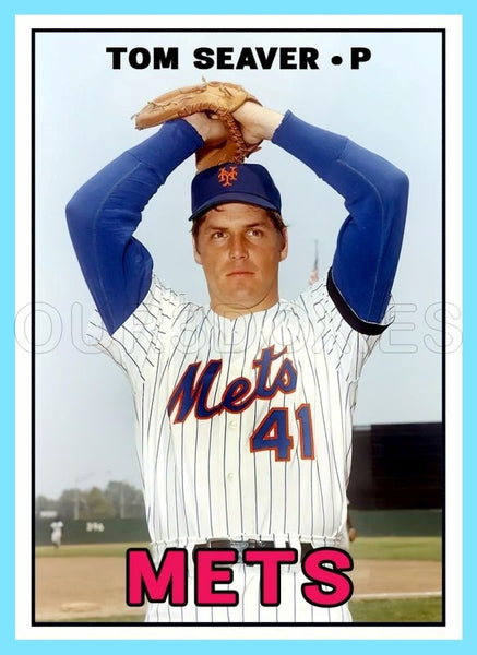 Tom Seaver 1967 Topps Custom Card - 4493