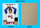 Tom Seaver 1967 Topps Custom Card - 4493