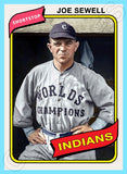 Joe Sewell 1980 Topps Custom Card - 4937