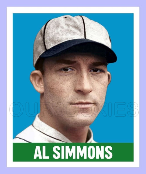 Al Simmons 1948 Leaf Custom Card - 3982