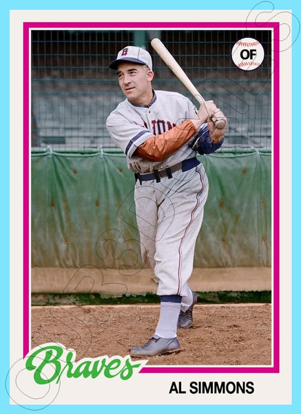 Al Simmons 1978 Topps Custom Card - 4905