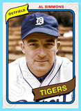 Al Simmons 1980 Topps Custom Card - 4938